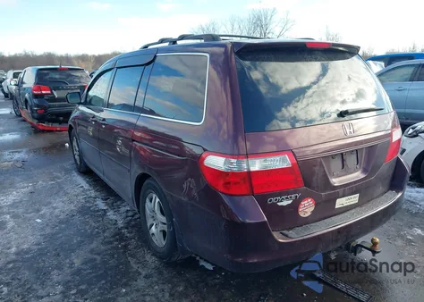 2007 Honda Odyssey Ex-L from USA, damaged, VIN 5FNRL38717B448499